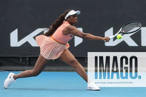 Sloane Stephens Of Usa In Action During Round 2 Match Between Sloane