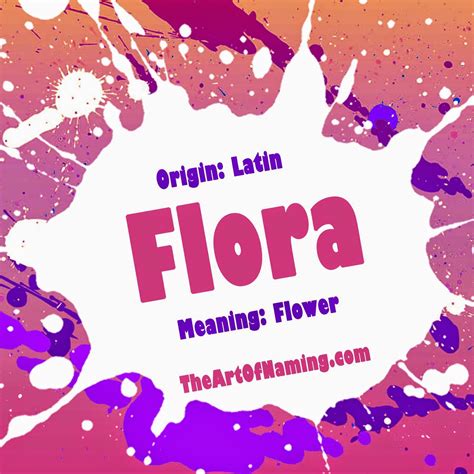 The Art Of Naming Flora