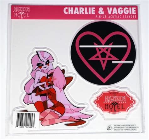 Hazbin Hotel Pin Up Charlie Vaggie Limited Edition Acrylic Stand My