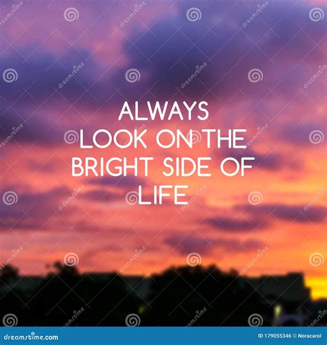 Look On The Bright Side Background With Quote And Realistic Pancake