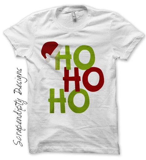 Santa Iron On Transfer Iron On Ho Ho Ho Shirt Boy Christmas Etsy In