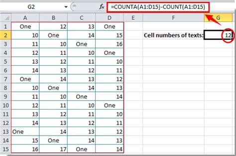 How To Count Number Of Cells With Text Or Number In Excel 2022