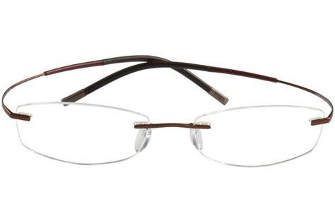 Silhouette Eyeglasses Titan Minimal Art Icon Chassis 7581 Rimless