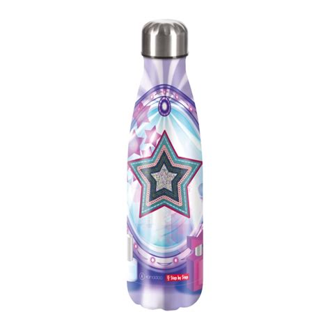 isolierte edelstahl trinkflasche glamour star astra 213379 teddy toys kinderwelt