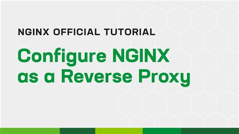 Configure Nginx As A Reverse Proxy Youtube