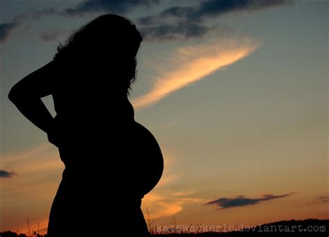 Baby Bump Silhouette By Katewackerle On Deviantart