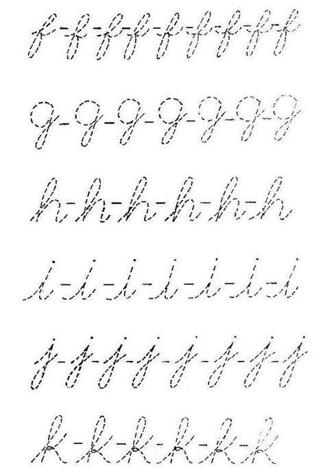 Resultado De Imagen Para Caligrafia De La A Cursiva Teaching Cursive