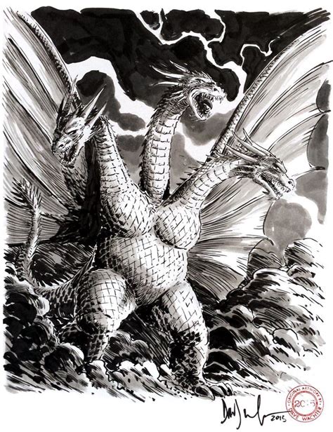 King ghidorah's bite is capable of harming godzilla, despite godzilla's skin being one of the most impenetrable hides in the monster verse. 223 best KING GHIDORAH images on Pinterest | Monsters ...