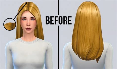 Long Straight Hair Mesh Mix And Recolors At Simserenity Sims 4 Updates