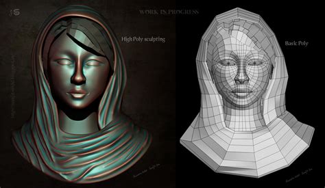 Characters Modeling Digital Sculpting Work In Progress By