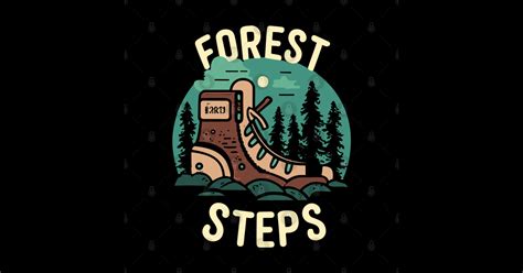 Forest Steps Forest Sticker Teepublic