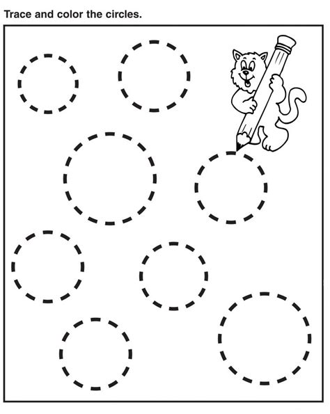 Print exercise coloring page (color). Preschool Tracing Worksheets - Best Coloring Pages For Kids