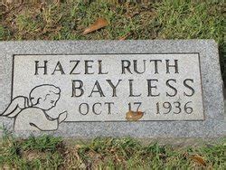 Hazel Ruth Bayless Monumento Find A Grave