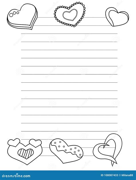 Printable Love Letter Paper