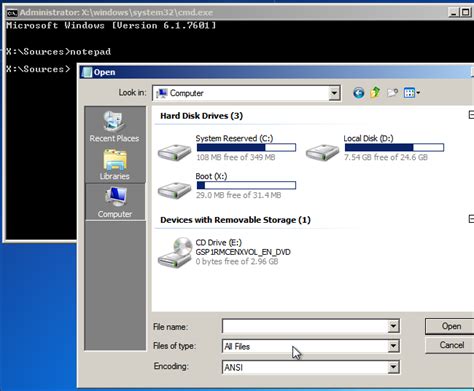 How To Use A Windows Installer Disc To Back Up Your Files When Your