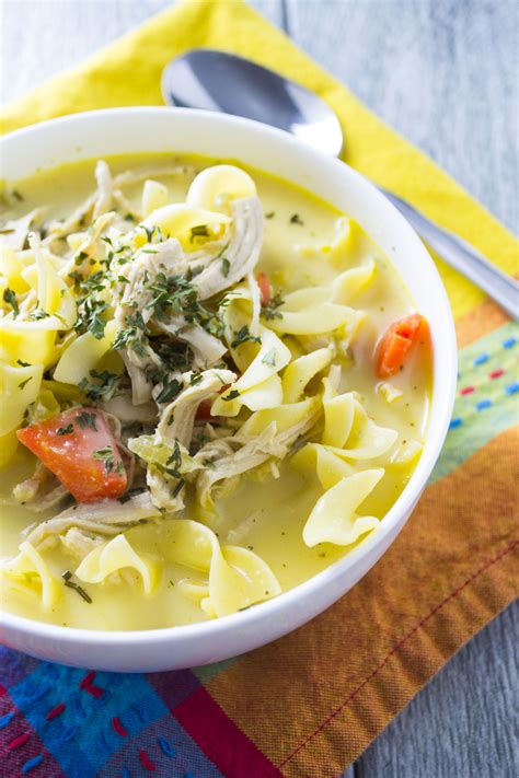Easy Homemade Chicken Noodle Soup A Wicked Whisk
