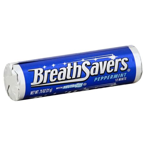 Breath Savers Savers Sugar Free Peppermint Breath Mints Roll Shop