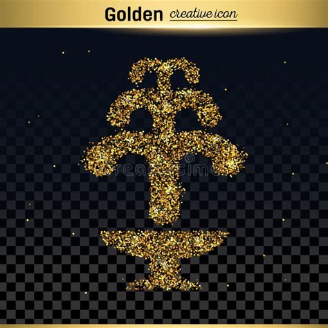 Gold Glitter Vector Icon Stock Vector Illustration Of Erupting 83933249
