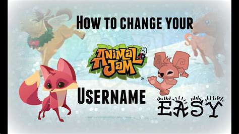 Your username is what identifies your account. How To Change Your Animal Jam Username 2016 *EASY* - YouTube