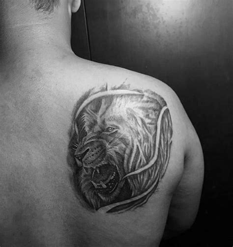 50 Lion Shoulder Tattoo Designs For Men Masculine Ink Ideas