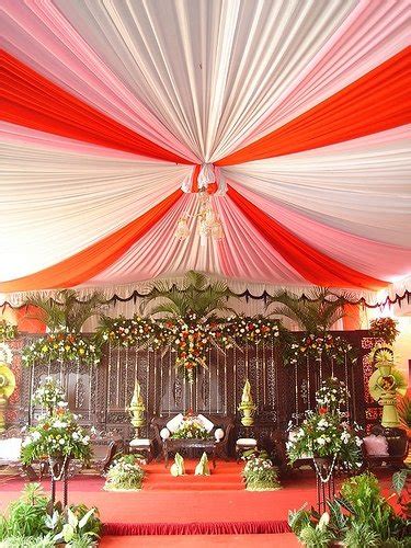 Jenis warna bunga yang sesuai. Pelaminan Gebyok | NS Tenda