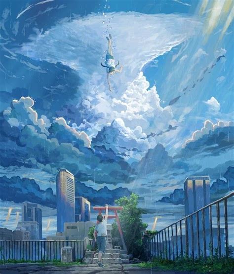 Tenki No Ko In 2020 Anime Scenery Anime Backgrounds Wallpapers