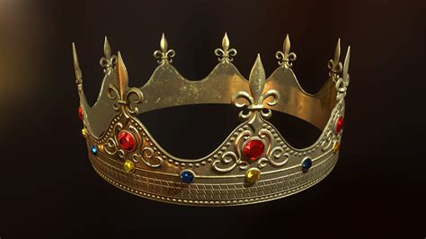 King Crown Pbr Ready 3d Model Turbosquid 1259837