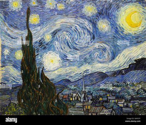 The Starry Night By Vincent Van Gogh Printable W Vrogue Co