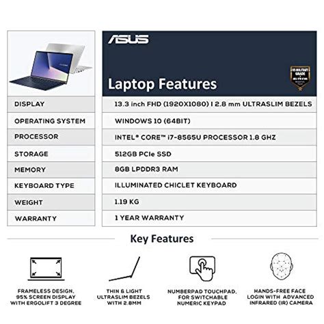 Asus Zenbook 13 Ux333fa A4115t Ultrabook Review 2022 Laptops4review