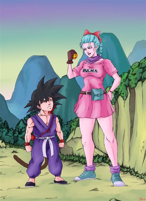 Goku And Bulma By Johnni Kun On Deviantart