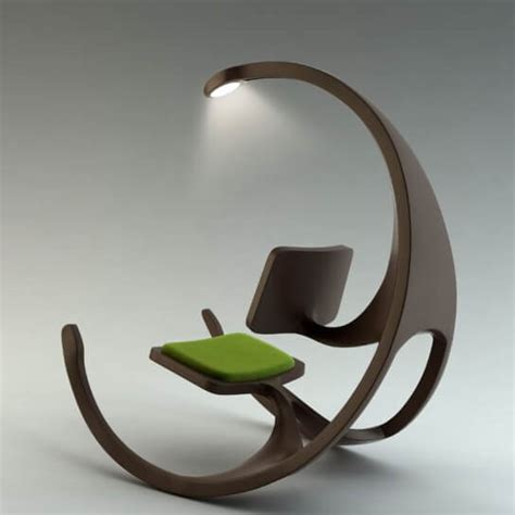 Modern Interpretation Of The Rocking Wheel Chair With Unique Design