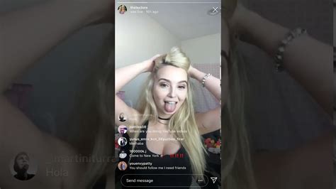Lexi Lore Make Up Live On IG YouTube