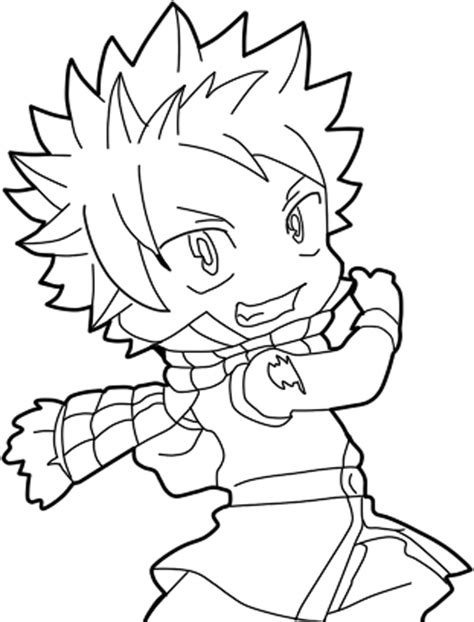 19 Natsu Coloring Page Png