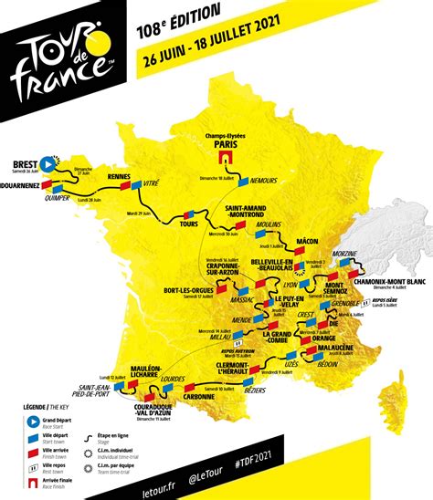 Een volledig overzicht van alle etappes, het klassement en elke wielerploeg in de ronde van frankrijk. Concours Tour de France 2021 - Page 10 - Le laboratoire à parcours - Le Gruppetto - Forum de ...