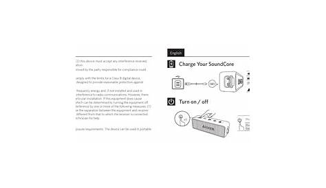 Anker SoundCore 2 User Manual