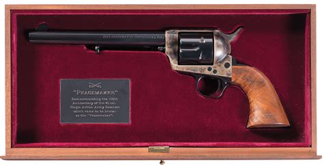 Cased Colt Single Action Army Peacemaker Centennial Rock Island Auction
