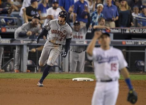 Astros Dodgers Set World Series Home Run Record Tbj