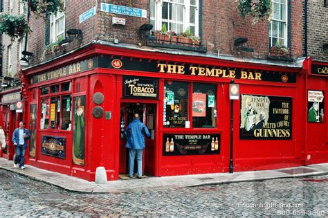 Temple Bar Dublin Ireland The Temple Bar Is The Place For Dinner