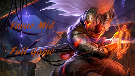 League Of Legends Project Yasuo Mid Full Game No Commentary Youtube