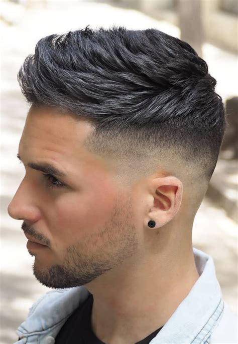 Here are the top 16 types of men's haircuts, in order from short to long. 18 Hottest Fade Hairstyles For Men in 2020! - Men's ...