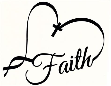 Faith Decal In 2020 Faith Decal Faith Tattoo Body Art Tattoos