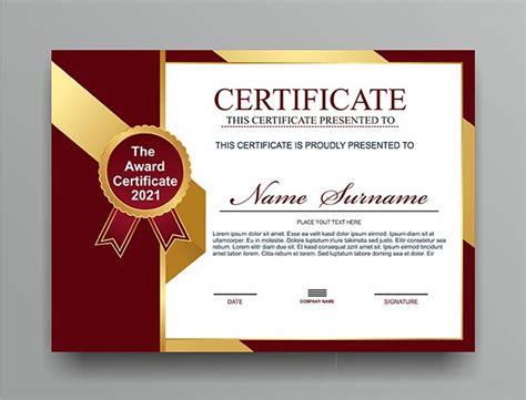 Sertifikat Template Cdr Free Printable Certificates Download Free Sexiz Pix