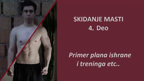 Kako Skinuti Salo 4 Deo Primer Plana Ishrane Treninga I Sitnice