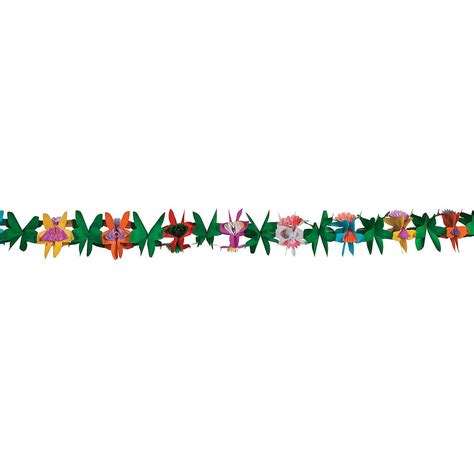 Colorful Flower Garland Oriental Trading Flower Garlands Colorful