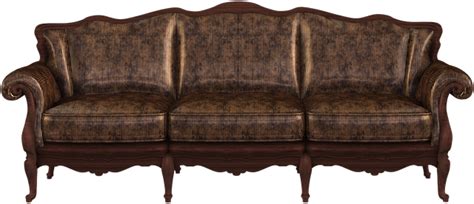 Sofa Furniture Couch Old Png Image