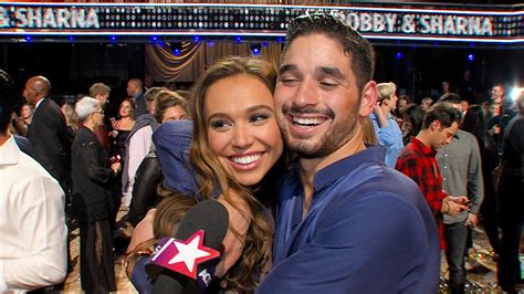 Dwts Alexis Ren And Alan Bersten Are Genuinely So Happy To Be In A
