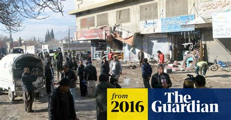 Pakistani Police Officers Killed In Suicide Bomb Attack Pakistan The Guardian