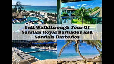 Full Walkthrough Tour Of Sandals Royal Barbados And Sandals Barbados September YouTube