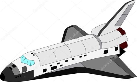Vector Space Shuttle — Stock Vector © Pavelmidi 3761722