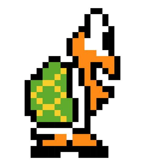 Koopa Troopa Super Mario Game Pixel Art Turtle Vector Art At Sexiz Pix